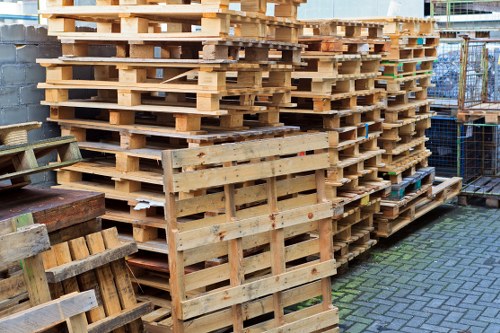 Team conducting site risk assessment during clear-out